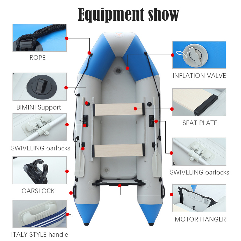 Folding Inflatable Boat Inflatable Fishing Boat USA Large Inflatable Boat