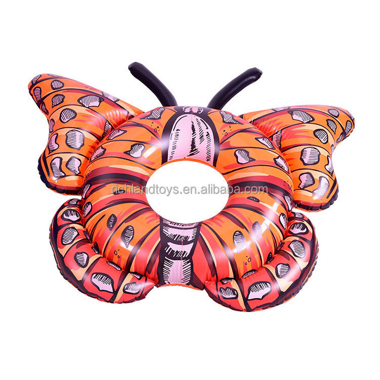 Factory Customization Brown  theme swim body ring swimming rings  inflatable pontoons tube