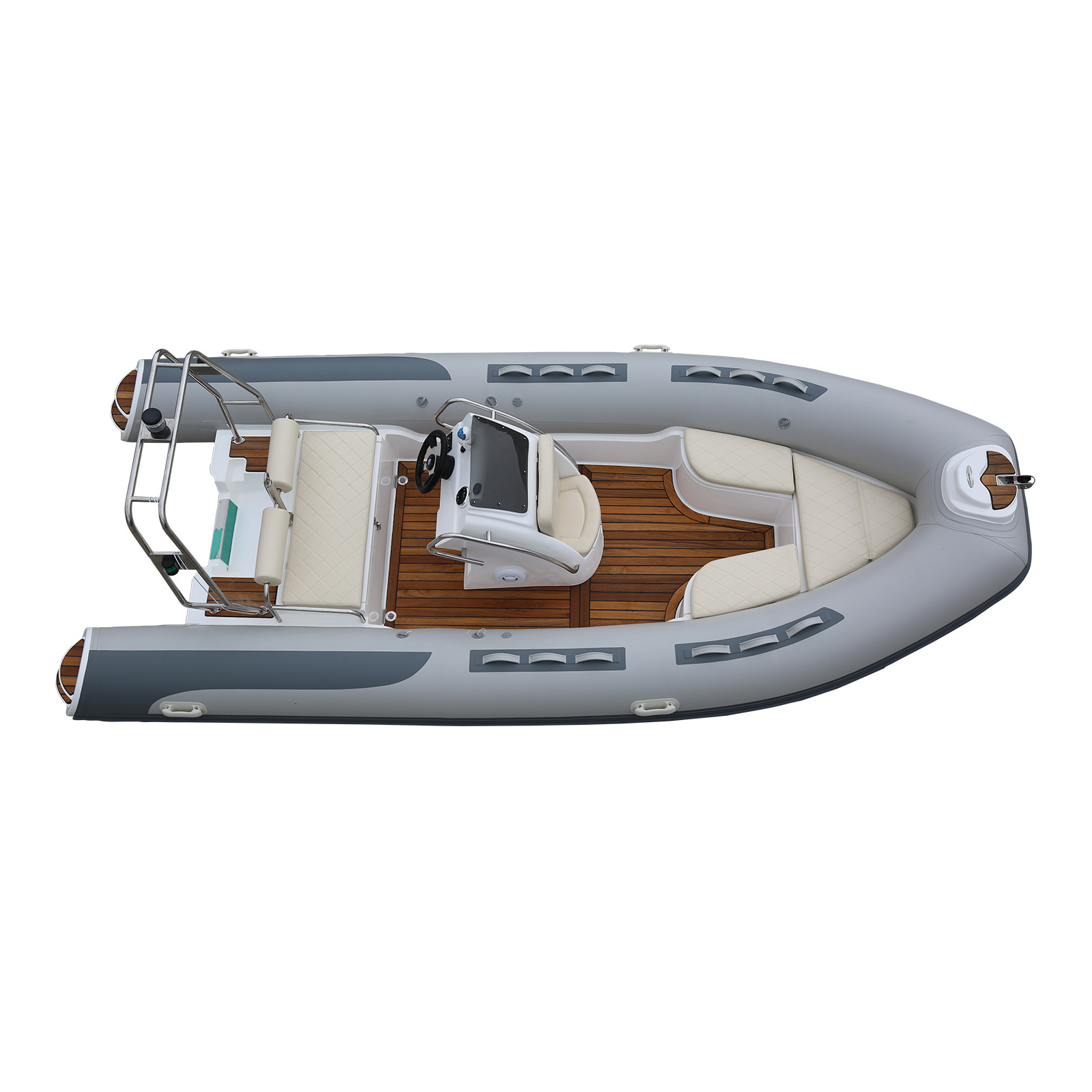 Haohai Rafting Hypalon Sport Cabin Cruiser Rigid Passenger rib Boat With Custom Made Logo