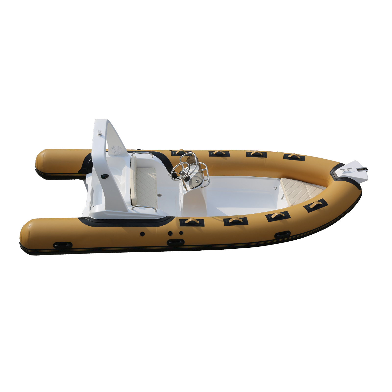 China Sailing Rubber Bateau Center Console Pvc Racing Rafting Hypalon Sport rib Boat For Entertainment