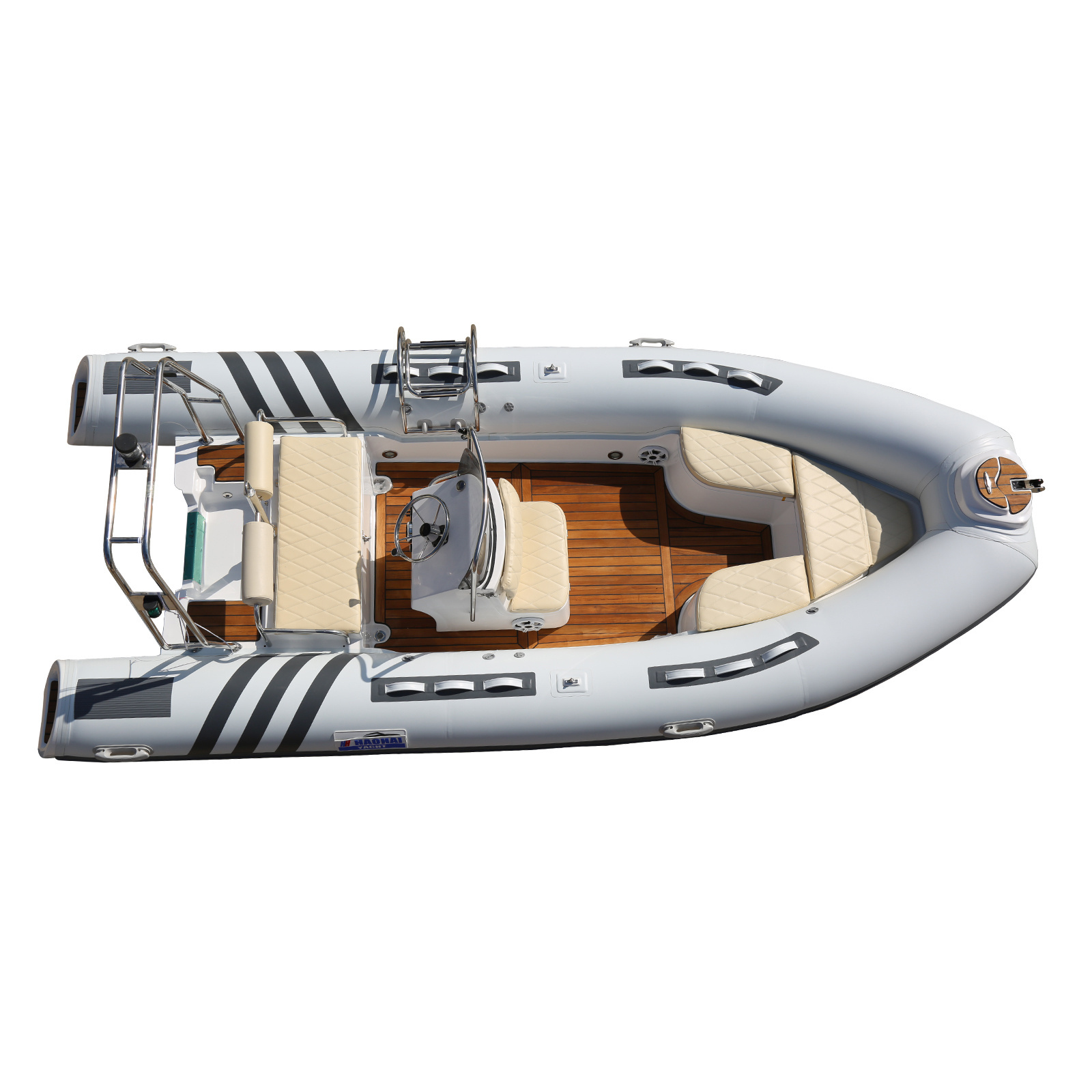 Ce Ponton Pedal Patrol Inflatable rib Boat With Motor