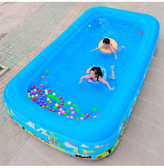 Home Family Indoor And Outdoor Adult Kids Inflatable Swimming Pool With Slide Full Sized Inflatable Lounge Pool