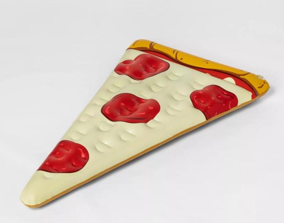 Customize  inflatable pizza slice pool float For Adult pool raft