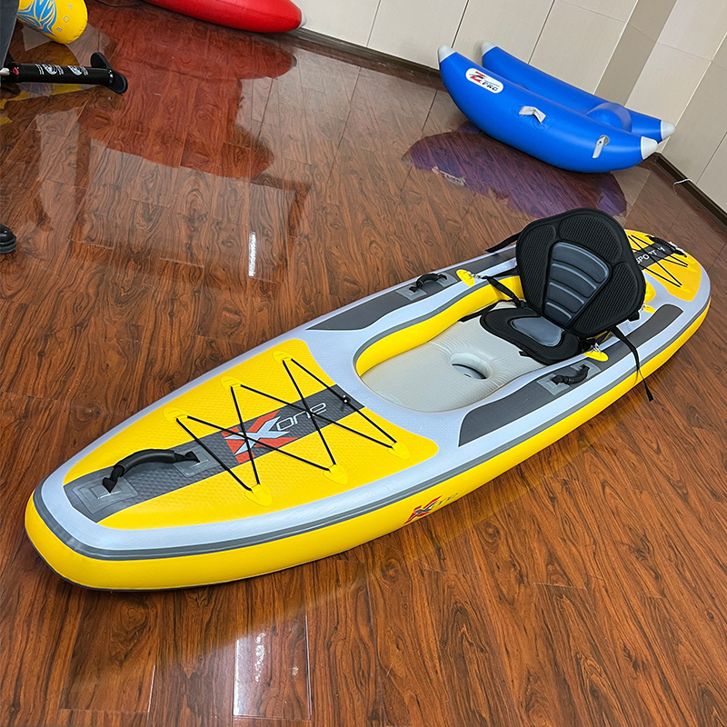 ZEBEC kxone woosung dropshipping fin drive sea pesca single seat kayak sit on top single for sale