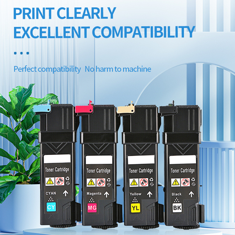 YuZhiQi Compatible    Toner cartridge 106R01280 06R01281 106R01279 106R01278 for Xerox Phaser 6125 6500 6130 toner