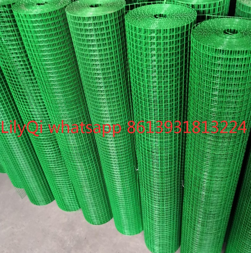 pvc coated iron welded wire mesh for crab trap wire /bird cage /rabbit cage  made in china factory