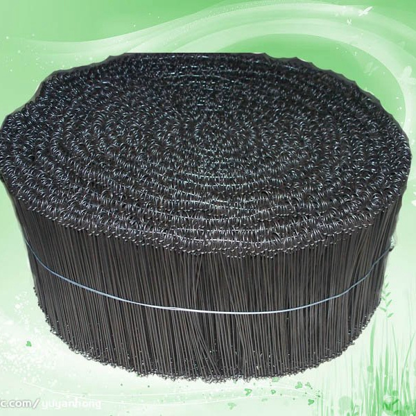 16 gauge black annealed double loop tie wire (Anping factory)