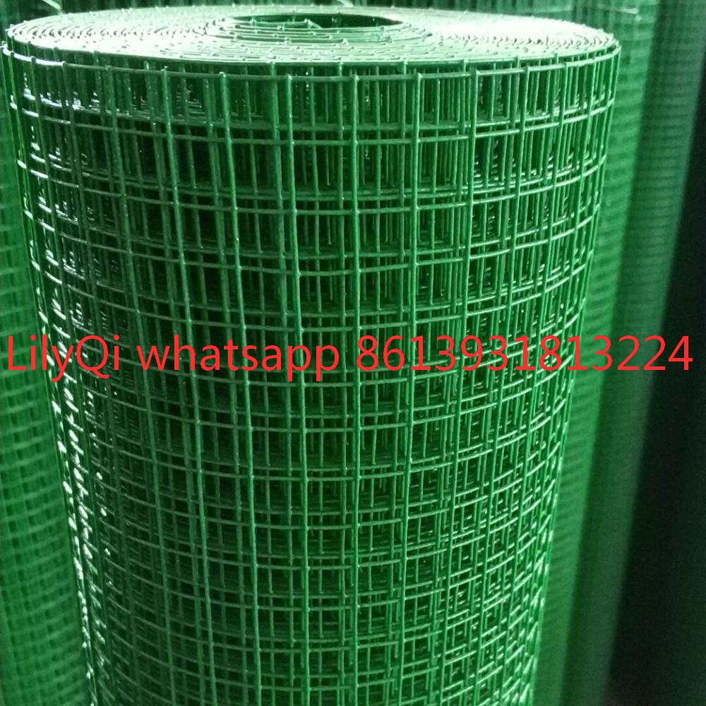 pvc coated iron welded wire mesh for crab trap wire /bird cage /rabbit cage  made in china factory