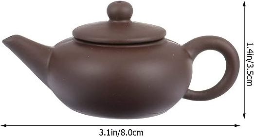 Retro Mini Chinese Clay Tea Pot Zisha Teapot Infuse Brew Kung Fu Ceramic Teapot for Loose Tea