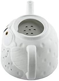 Cute Novelty Owl Design Tea Pot Pot Ceramic Teapot Tea Pot Kettle with Side Handle