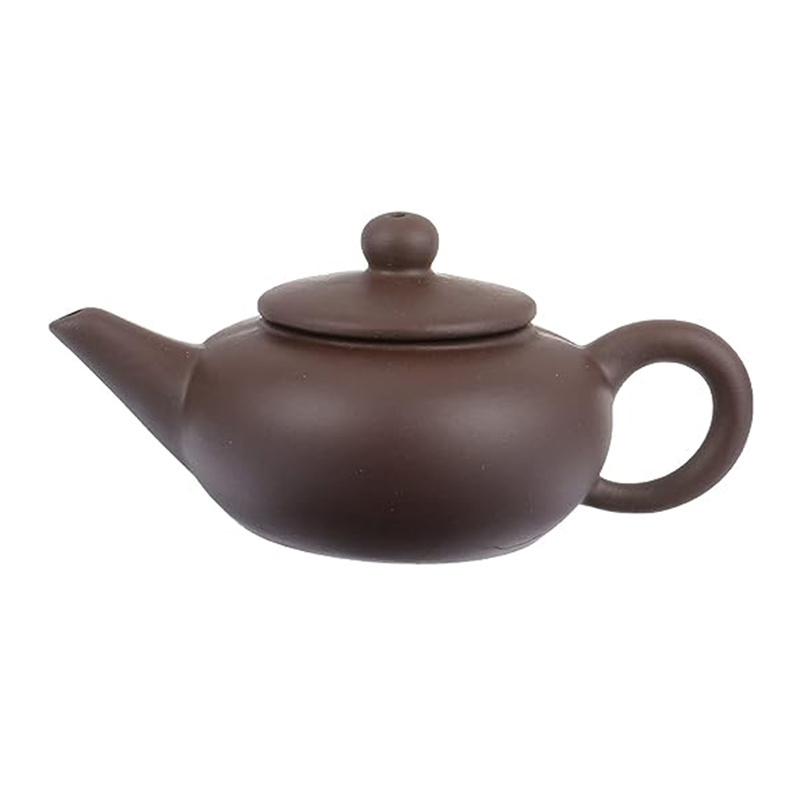 Retro Mini Chinese Clay Tea Pot Zisha Teapot Infuse Brew Kung Fu Ceramic Teapot for Loose Tea