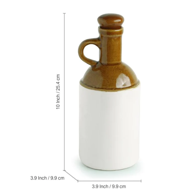 Wholesale Retro Ceramic Oil Bottle Handmade Porcelain Olive Oil Bottles