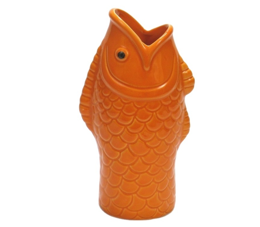 Orange Goldfish Koi Ceramic Fish Cocktail Mug Cocktail Mug Cup Ceramic Mug