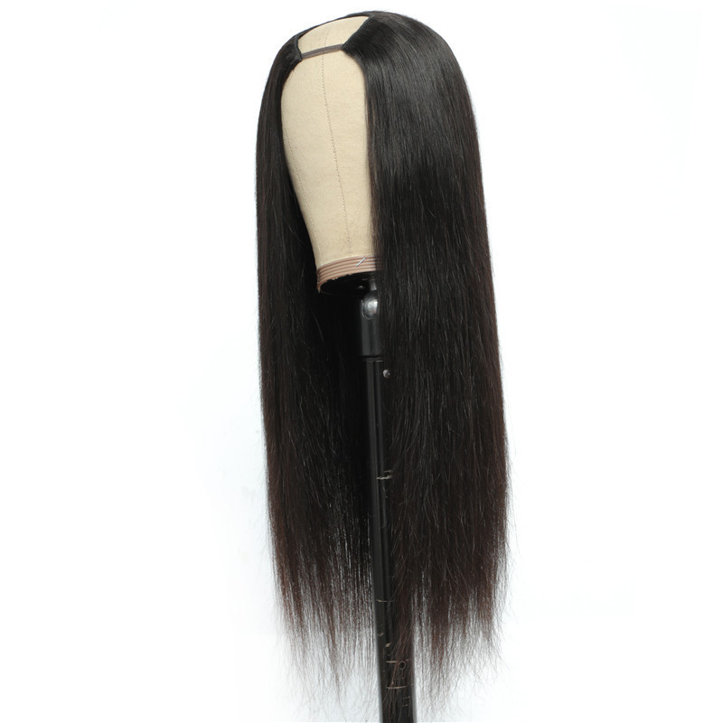 Bulk Vendor Top Quality Virgin Cuticle Alligned Raw Southeast Asian Vietnamese Hair Straight U Part Wig None Lace Wigs Long