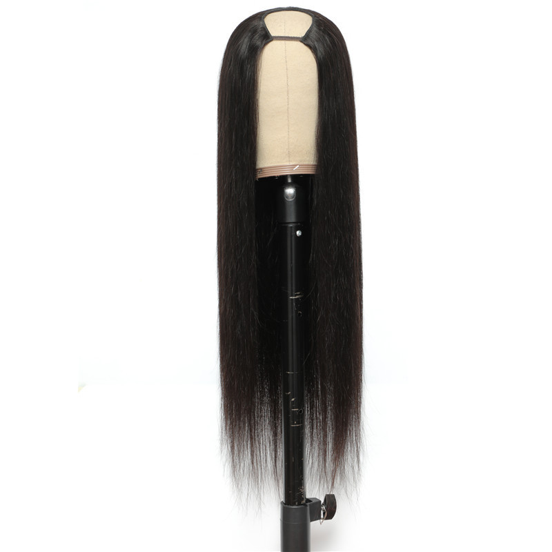 Bulk Vendor Top Quality Virgin Cuticle Alligned Raw Southeast Asian Vietnamese Hair Straight U Part Wig None Lace Wigs Long