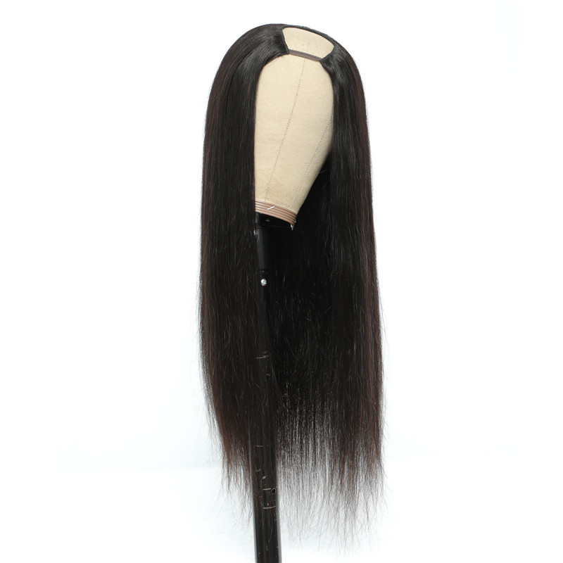 Bulk Vendor Top Quality Virgin Cuticle Alligned Raw Southeast Asian Vietnamese Hair Straight U Part Wig None Lace Wigs Long