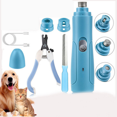 Pet Supplies Pet Cleaning Grooming Nail Grinders Rechargeable Quiet Cat Paws Nail Trimmer sets Tools Electric Dog Nail Clippers