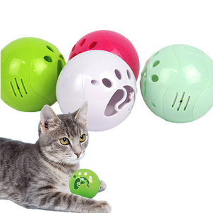 Pet Cat Toy Kitten Play Ball Jingle Flutter Sound Luminous  Multi-functional Cat Chasing Bell Ball Toys