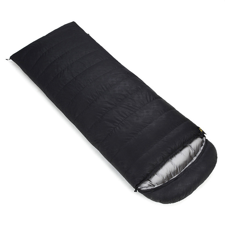 White goose down mummy 800/1000 fill cold weather winter outdoor waterproof camping  down sleeping bag