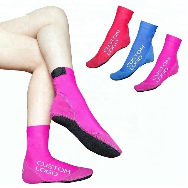 Custom sole 2mm 3mm 5mm 7mm sports quick dry beach sand neoprene polyamide water diving socks