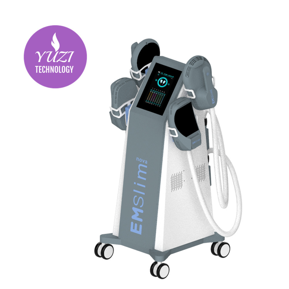 U29 13 teslasculpt ems body slim sculpting burn fat Electrical muscle building stimulator 4 handles Sculptor emslim neo rf