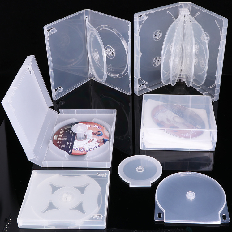 YUZMEI Plastic 10.4MM 5.2MM CD Jewel Case Mini CD Jewel Case CD Protective Sleeve CD / DVD Hubs CD/DVD Digi Tray