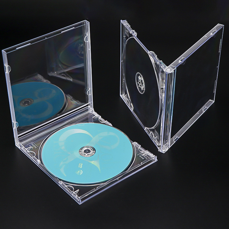 YUZMEI Plastic 10.4MM 5.2MM CD Jewel Case Mini CD Jewel Case CD Protective Sleeve CD / DVD Hubs CD/DVD Digi Tray