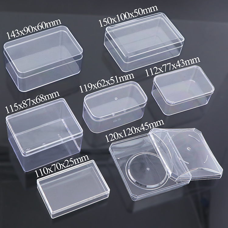 YUZMEI Plastic Clear Display Boxes Jewelry Watches Bracelets Necklace Display Storage Box Funko Pop Display Case Mini Toys Case