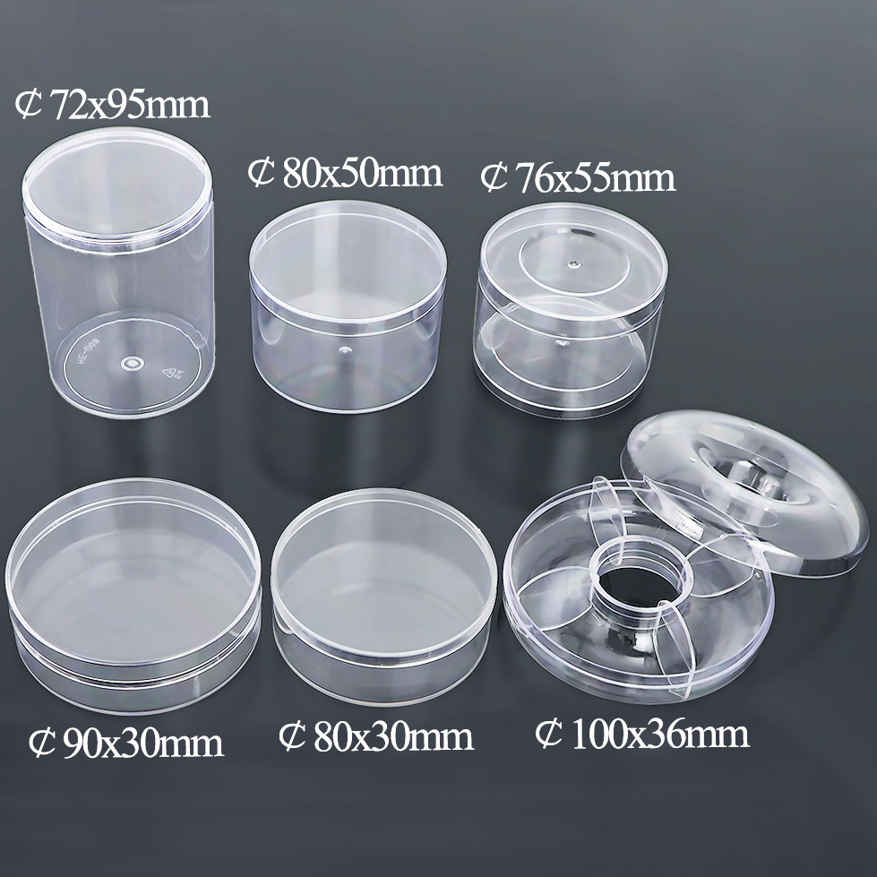 YUZMEI Plastic Clear Display Boxes Jewelry Watches Bracelets Necklace Display Storage Box Funko Pop Display Case Mini Toys Case