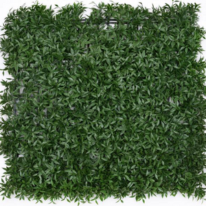 Outdoor Decoration Artificial Grass Wall Plastic Boxwood Plant Panel Background