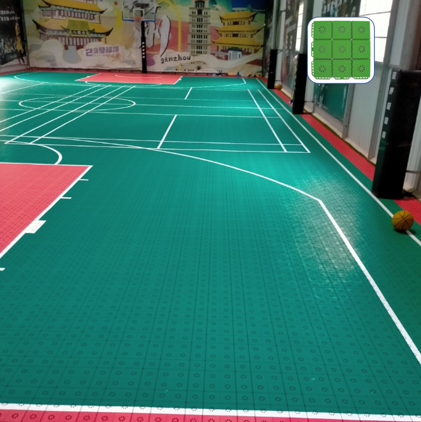 Ten year warranty sports flooring waterproof materials basketball court wood flooring outdoor roller skating modular flooring