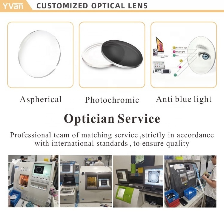 CR 39 RX Aspheric Ophthalmic Lenses Prescription Spectacle Optical Eyeglasses Lenses For Glasses Optic Lens Wholesale