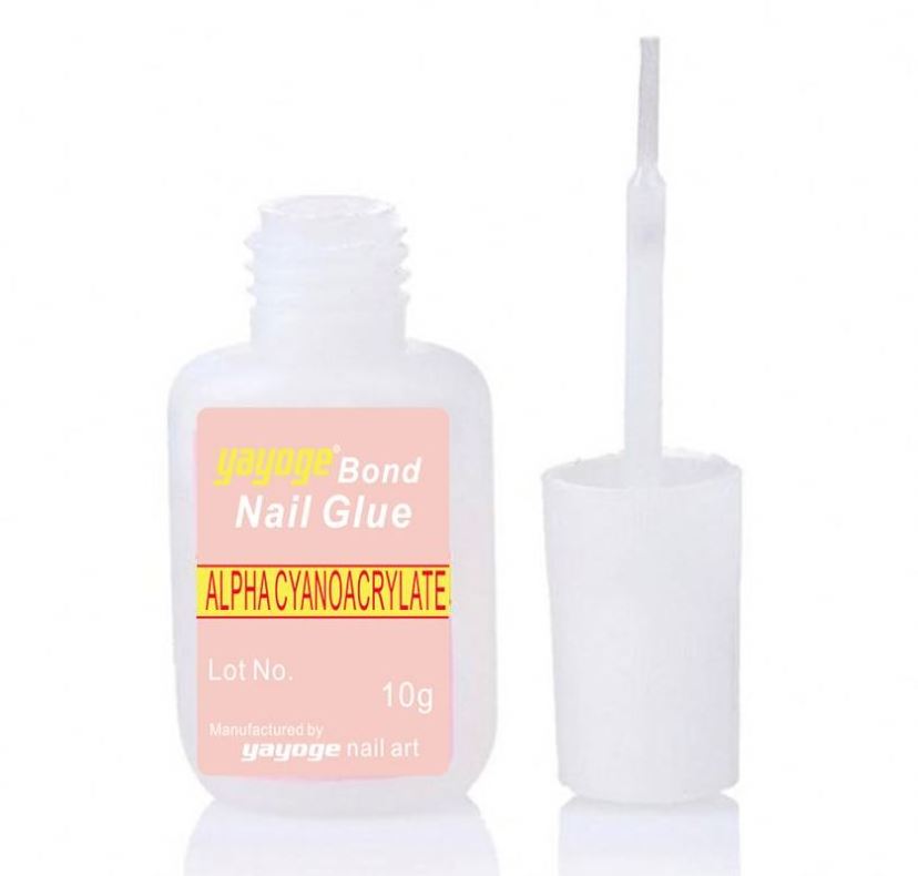 YAYOGE Nail Glue with Brush full bottle Bonder Bond for UV gel polish varnish Acrylic Nail False Tip