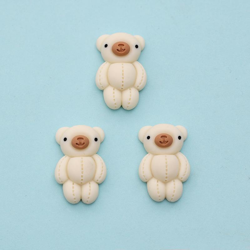 Spot Matte Frosted Cartoon Bunny Bear Simulation Biscuit Creative Cream Glue Mobile Phone Shell Diy Material