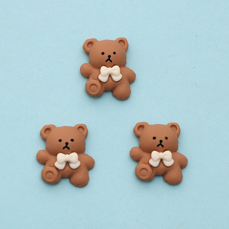 Spot Matte Frosted Cartoon Bunny Bear Simulation Biscuit Creative Cream Glue Mobile Phone Shell Diy Material