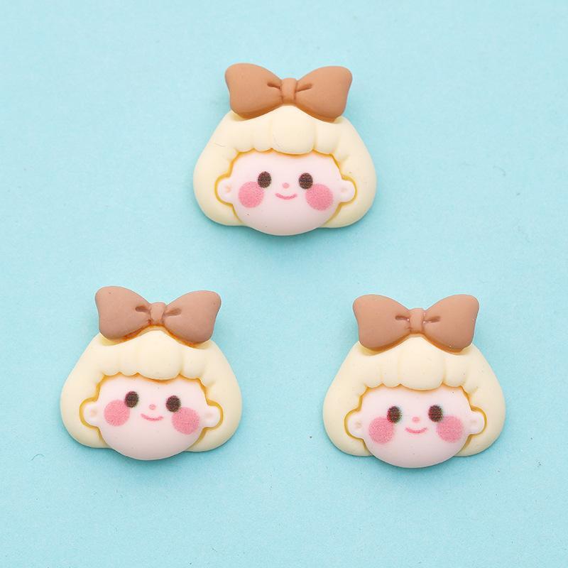 Spot Matte Frosted Cartoon Bunny Bear Simulation Biscuit Creative Cream Glue Mobile Phone Shell Diy Material