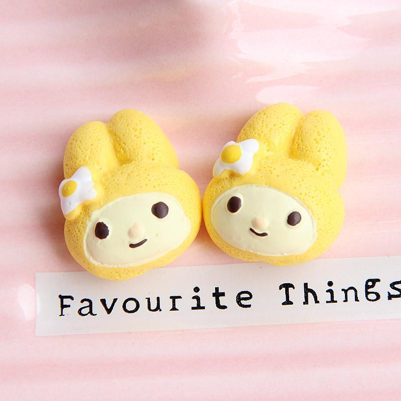 Melody resin cartoon craft accessories DIY cream glue mobile phone case material hole shoes shoe buckle charm accessories