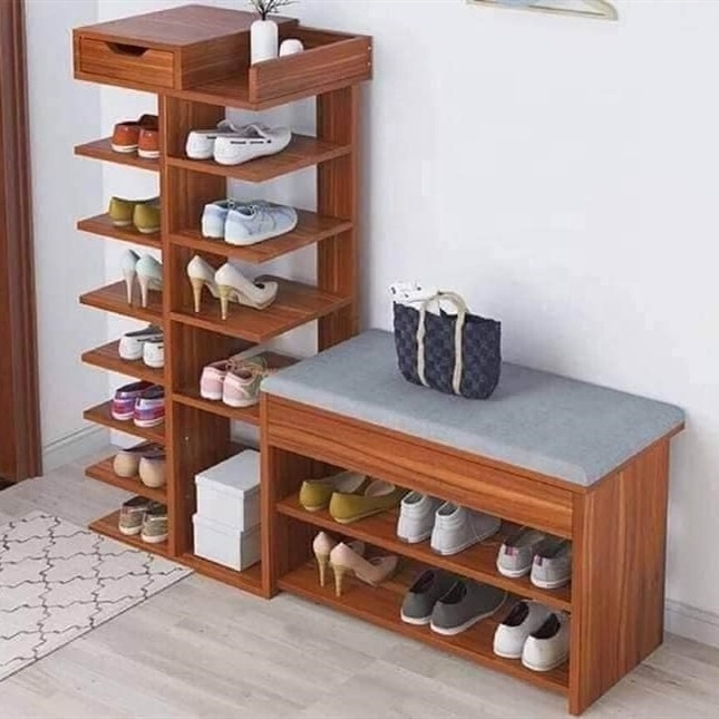 High Quality Classic Style tall  Shoe storage cabinet modern shoe rack wall shoe racks