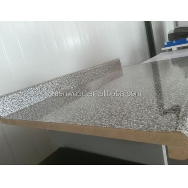 HPL particle board countertop with kitchen cabinet HPL table top