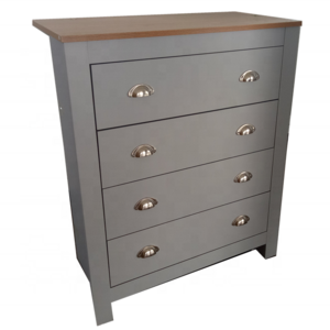 2024 hot sale cheap price 4 chest drawer cabinet hotel bedside table for bedroom