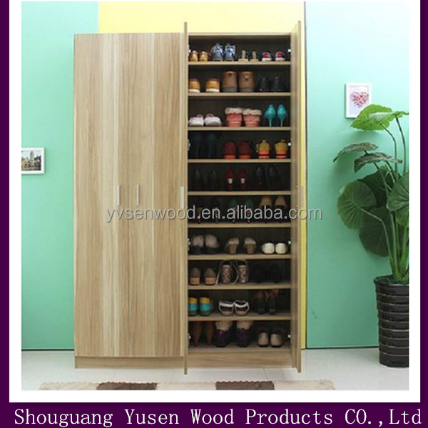 30 pairs high capacity  10-tier wooden shoe rack cabinet cupboard organizer