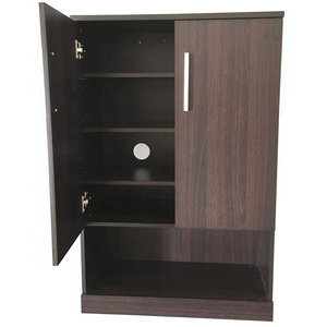 Simple modern design wooden shoe rack cabinet storage