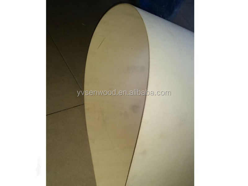 good quality hardwood 6mm  8mm flexible bending plywood