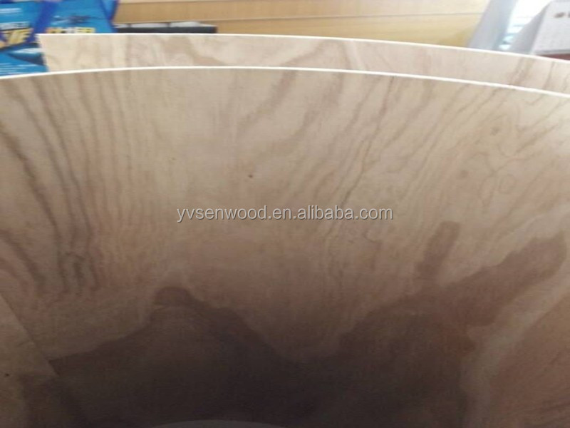 good quality hardwood 6mm  8mm flexible bending plywood