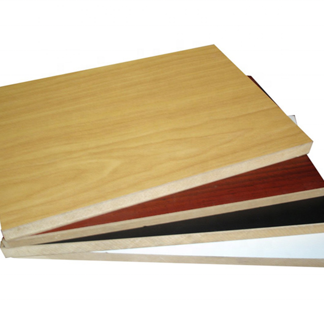 12mm 15mm  18mm melamine  laminated  MDF sheet for making furniture cabinet