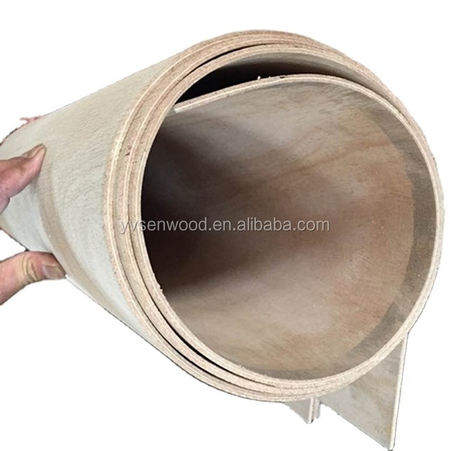 good quality hardwood 6mm  8mm flexible bending plywood