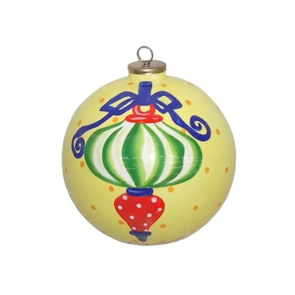 Ceramic Christmas Ball Porcelain ball with light for tree holiday decoration