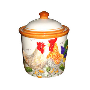 Wholesale Ceramic Animal Cookie Jar Honey Jars Home Decor Holiday Gifts storage canister