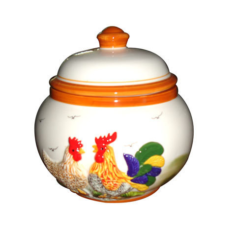 Wholesale Ceramic Animal Cookie Jar Honey Jars Home Decor Holiday Gifts storage canister