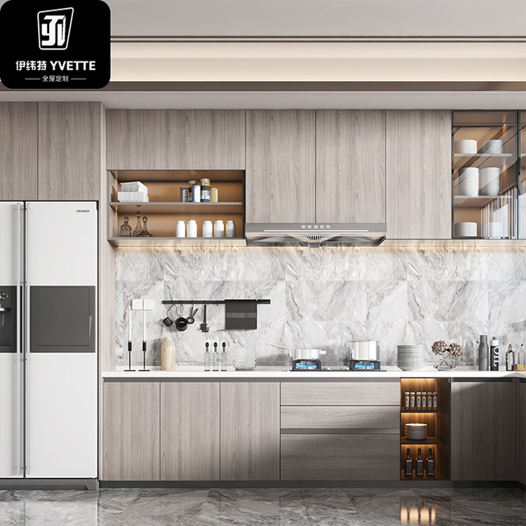 YVT Kitchen Pantry Units Professional Kitchen Cabinet Supplier Kitchen Cabinets China